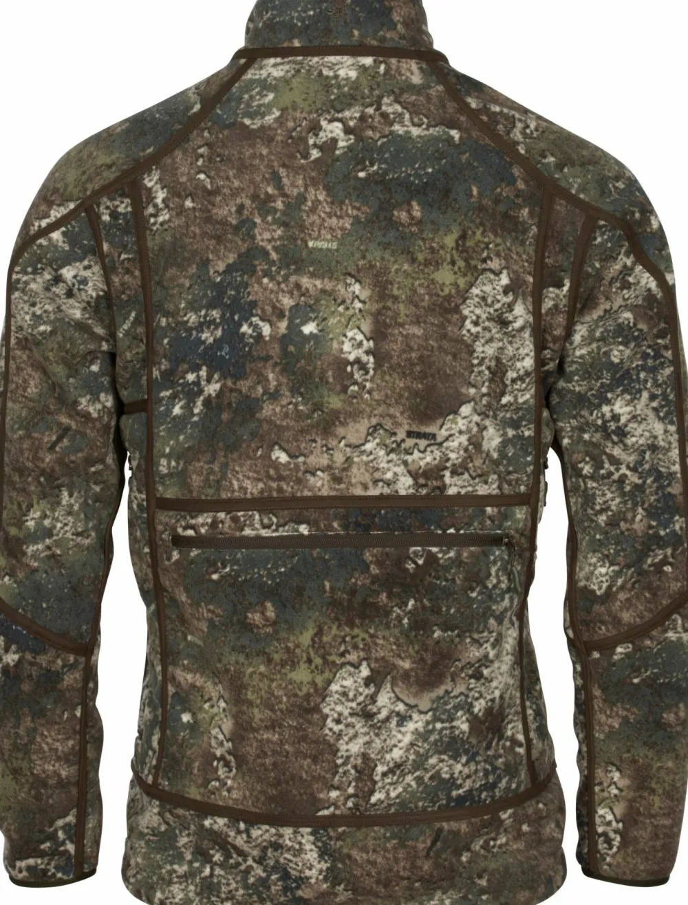 Outlet Pinewood Men's Furudal Reversible Camou Fleece Jacket Hunting Brown/Strata