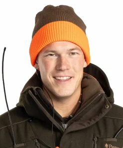 Best Pinewood Men's Småland Reversible Hunters Hat Mossgreen/Orange