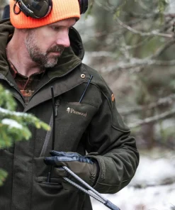 Best Pinewood Men's Småland Reversible Hunters Hat Mossgreen/Orange
