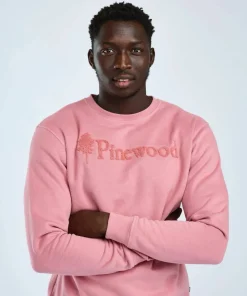 Best Pinewood Unisex Värnamo Logo Sweater Dusty Pink