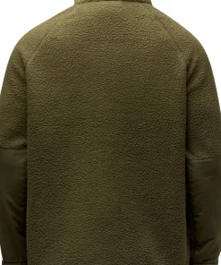 Hot Pinewood Women's Pile Fleece Jacket Moss Green