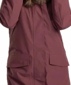 New Pinewood Women's Rain Parka Earth Plum