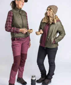 Online Pinewood Women's Wool Insulated Midlayer Jacket Moss Green