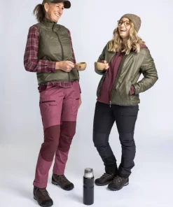 Online Pinewood Women's Wool Insulated Midlayer Jacket Moss Green
