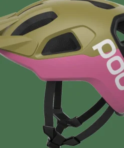 Clearance POC Cularis MTB Helmet Olivine Green Matt/Thulite Pink Mat