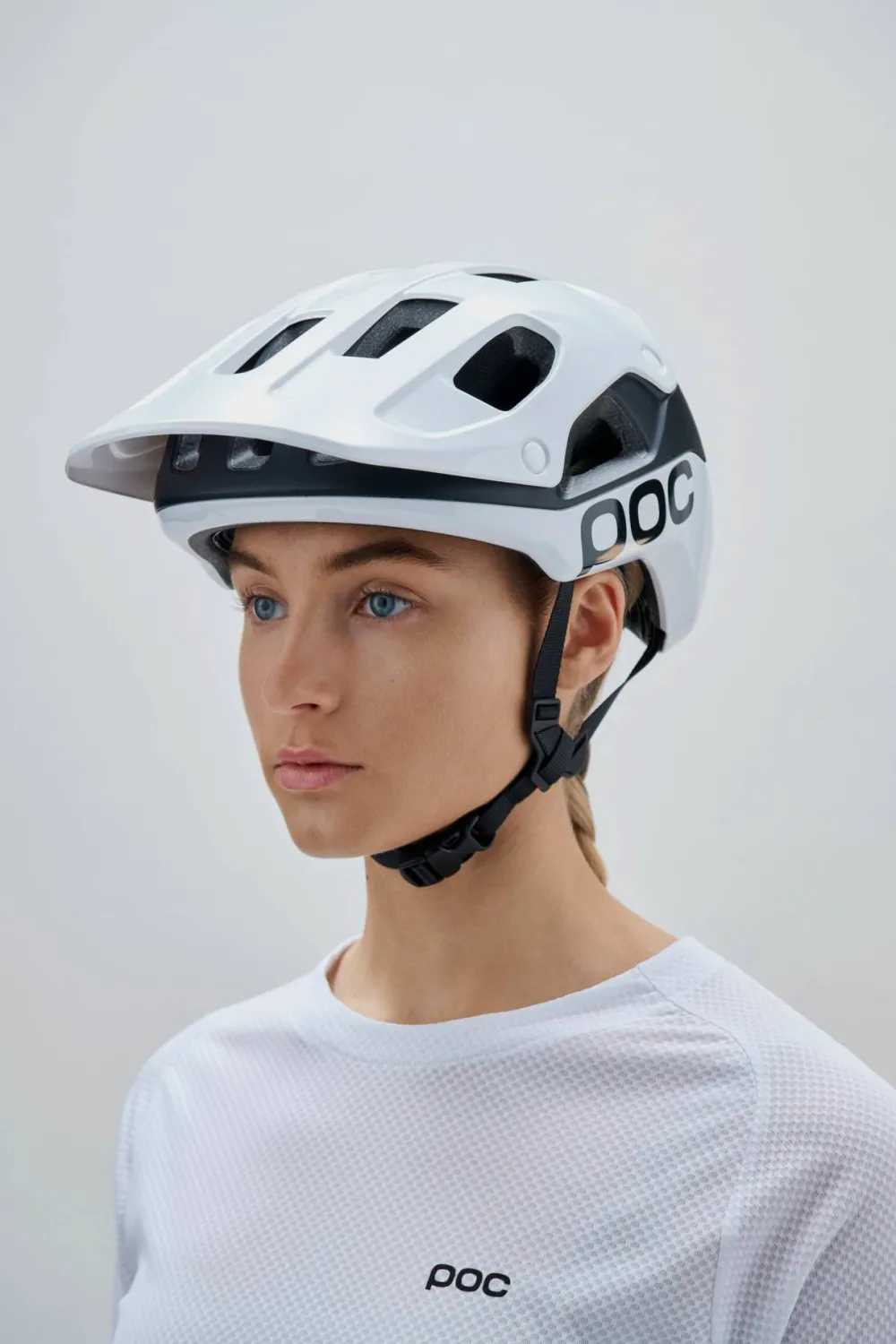 Sale POC Cularis Pure MTB Helmet Hydrogen White/Uranium Black Matt