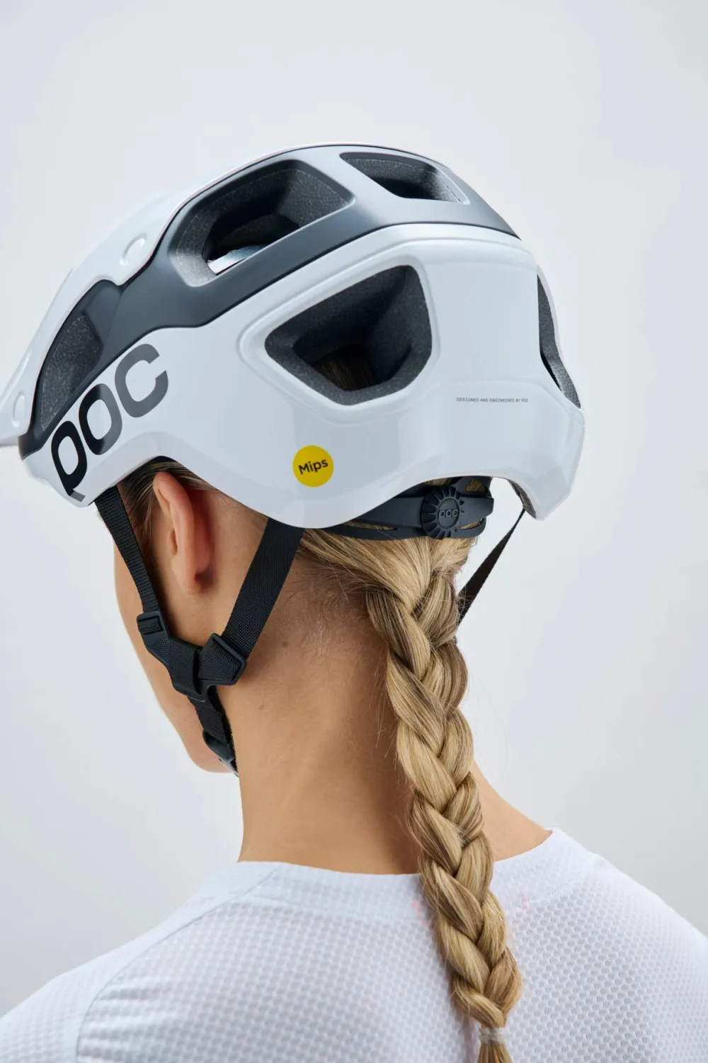 Sale POC Cularis Pure MTB Helmet Hydrogen White/Uranium Black Matt