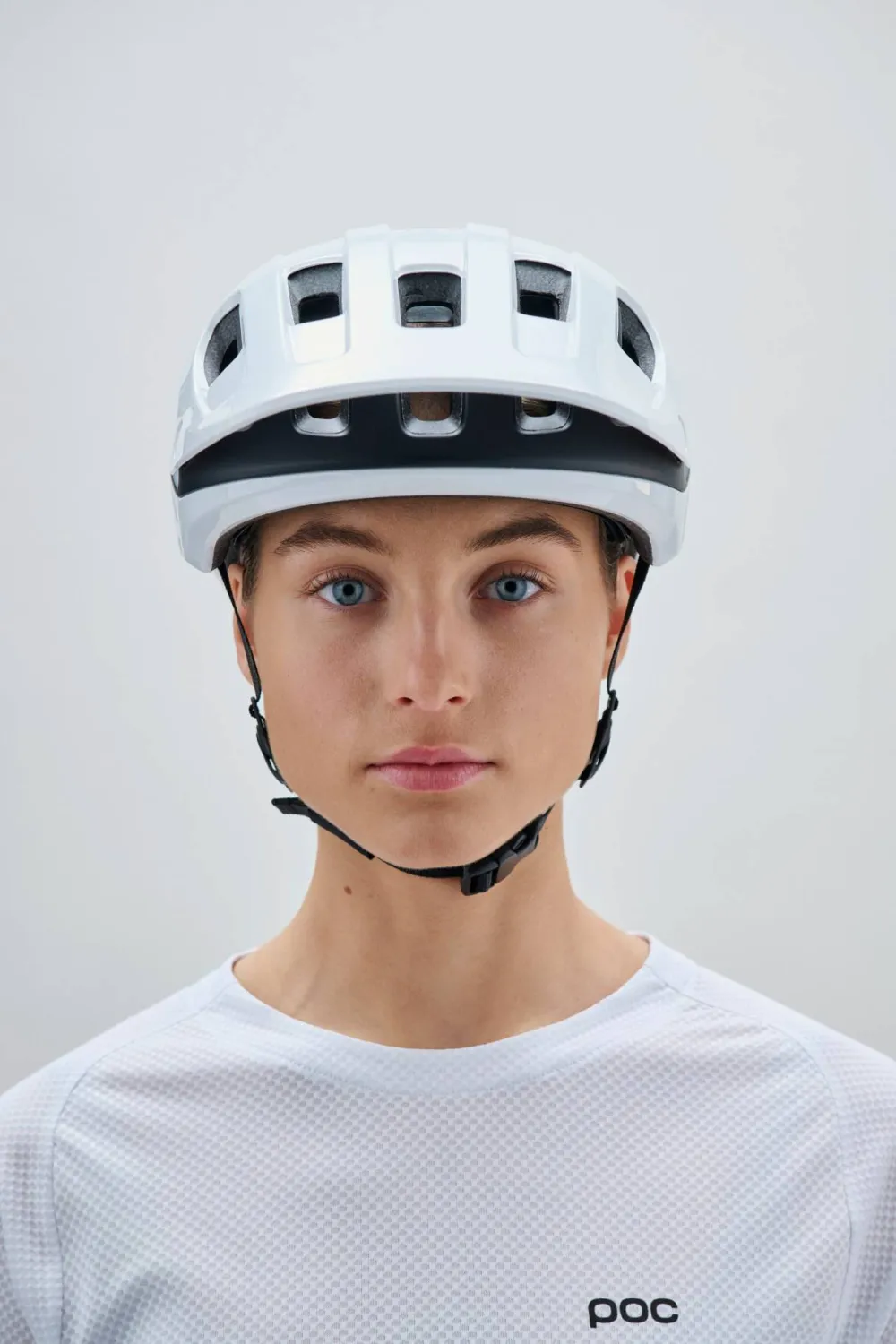Sale POC Cularis Pure MTB Helmet Hydrogen White/Uranium Black Matt