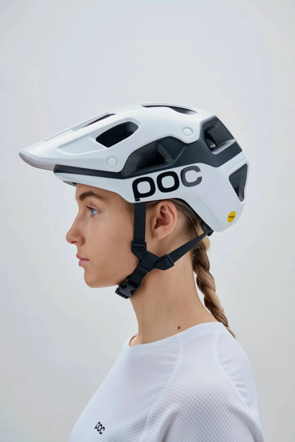 Sale POC Cularis Pure MTB Helmet Hydrogen White/Uranium Black Matt