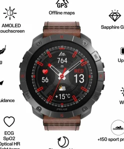 New Polar Grit X2 Pro Ti Lthr Brnz M/L Bronze
