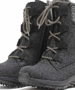 Pomar Women's Riekko GORE-TEX Boot Granit Felt/Black Micro