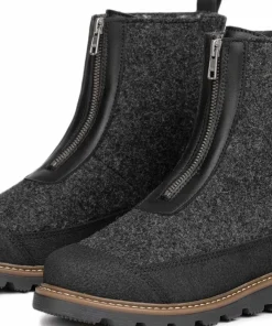 Pomar Women's Unari GORE-TEX Ankle Boot Granit Felt/Pu-Suede
