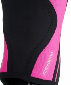 Rehband Rx Knee-Sleeve 5mm Black/Pink