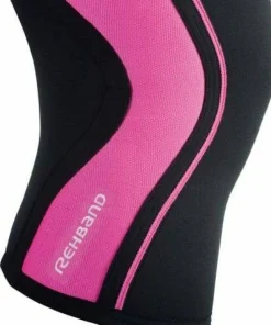 Rehband Rx Knee-Sleeve 5mm Black/Pink