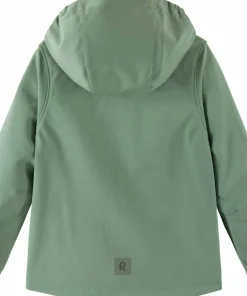 Sale Reima Juniors' Softshell Jacket Koivula Stone Green