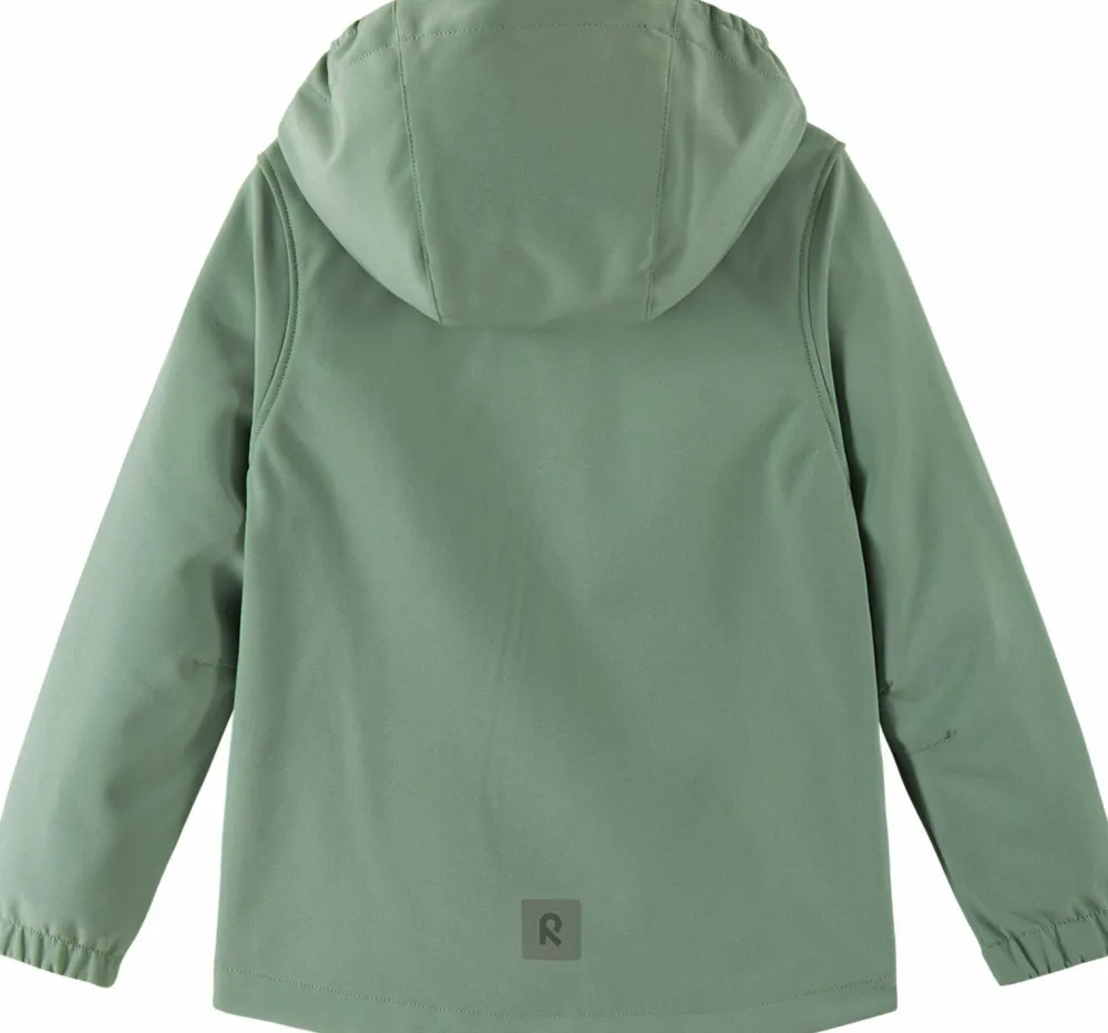 Sale Reima Juniors' Softshell Jacket Koivula Stone Green