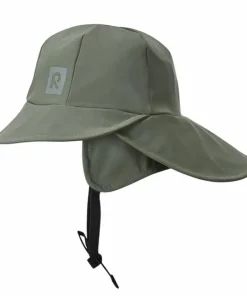 Online Reima Kids' Rain Shell Hat Rainy Greyish Green Greyish green 8920
