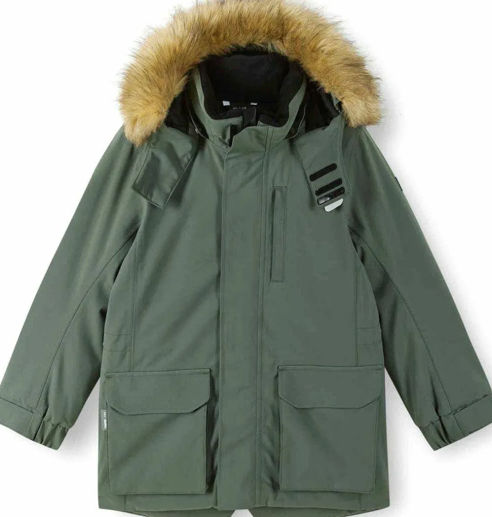 Best Reima Kids' tec Winter Jacket Ajaton Thyme Green