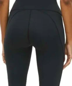 Sale Röhnisch Women's Flattering Curved High Waist Tights Black