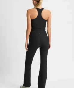 Discount Röhnisch Women's Ribbed R Flare High waist Tight Black