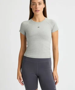 New Röhnisch Women's Seamless Flex Tee Grey Melange