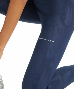 Online Röhnisch Women's Untamed Emboss Tights Beetle Emboss Navy