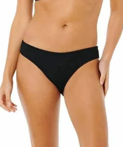 Discount Rip Curl Women's Vibe Surf Multi Fit V Neck Bikini Top Black