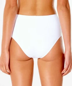 Discount Rip Curl Women's Wave Shapers High Waist Cheeky White