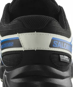 Discount Salomon Junior Speedcross Waterproof Black/Vanilla Ice/French Blue