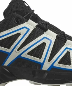 Discount Salomon Junior Speedcross Waterproof Black/Vanilla Ice/French Blue