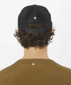 Salomon Logo Trucker Cap Deep Black