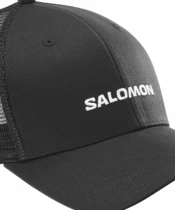 Salomon Logo Trucker Cap Deep Black
