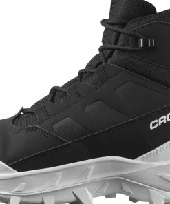 Best Salomon Men's Crosstrak Waterproof Black/Black/White Black / Black / White