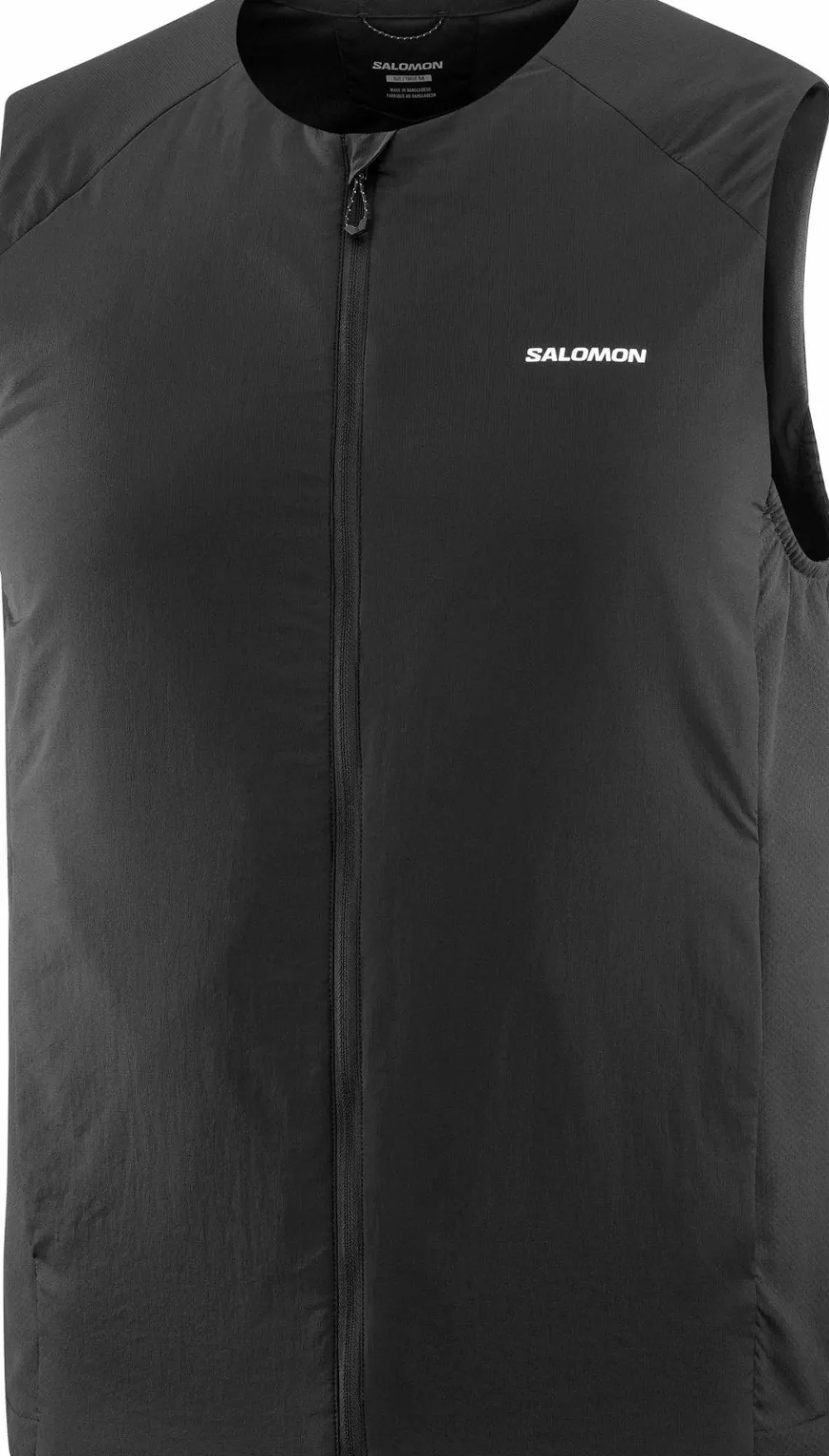Discount Salomon Men's Mountain Flex Hybrid Vest Deep Black
