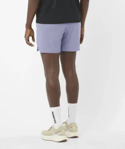 Online Salomon Men's Sense Aero 5'' Shorts Blue Granite Blue Granite/