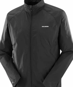 Salomon Men's SHAKEout FLY Jacket Deep Black Deep Black/