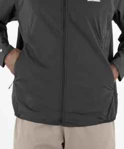 Salomon Men's SHAKEout FLY Jacket Deep Black Deep Black/