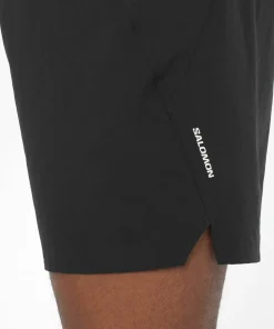 Discount Salomon Men's Shkout Easy Shorts 5” Deep Black Deep Black/