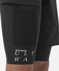 New Salomon Men's S/Lab Ultra 2in1 Deep Black/Deep Black Deep Black/Deep Black/
