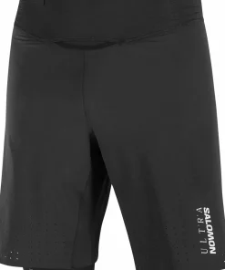 New Salomon Men's S/Lab Ultra 2in1 Deep Black/Deep Black Deep Black/Deep Black/