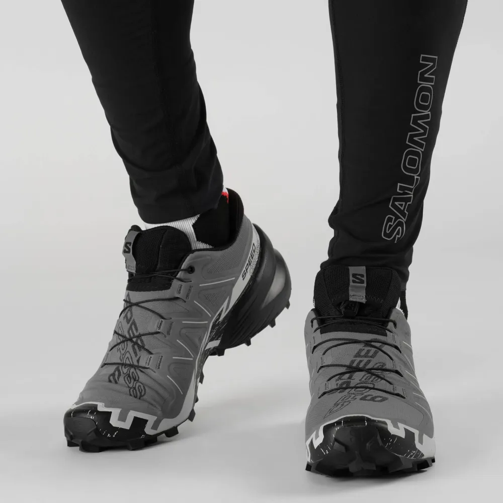 Clearance Salomon Men's Speedcross 6 Quiet Shade/Black/Pearl Blue