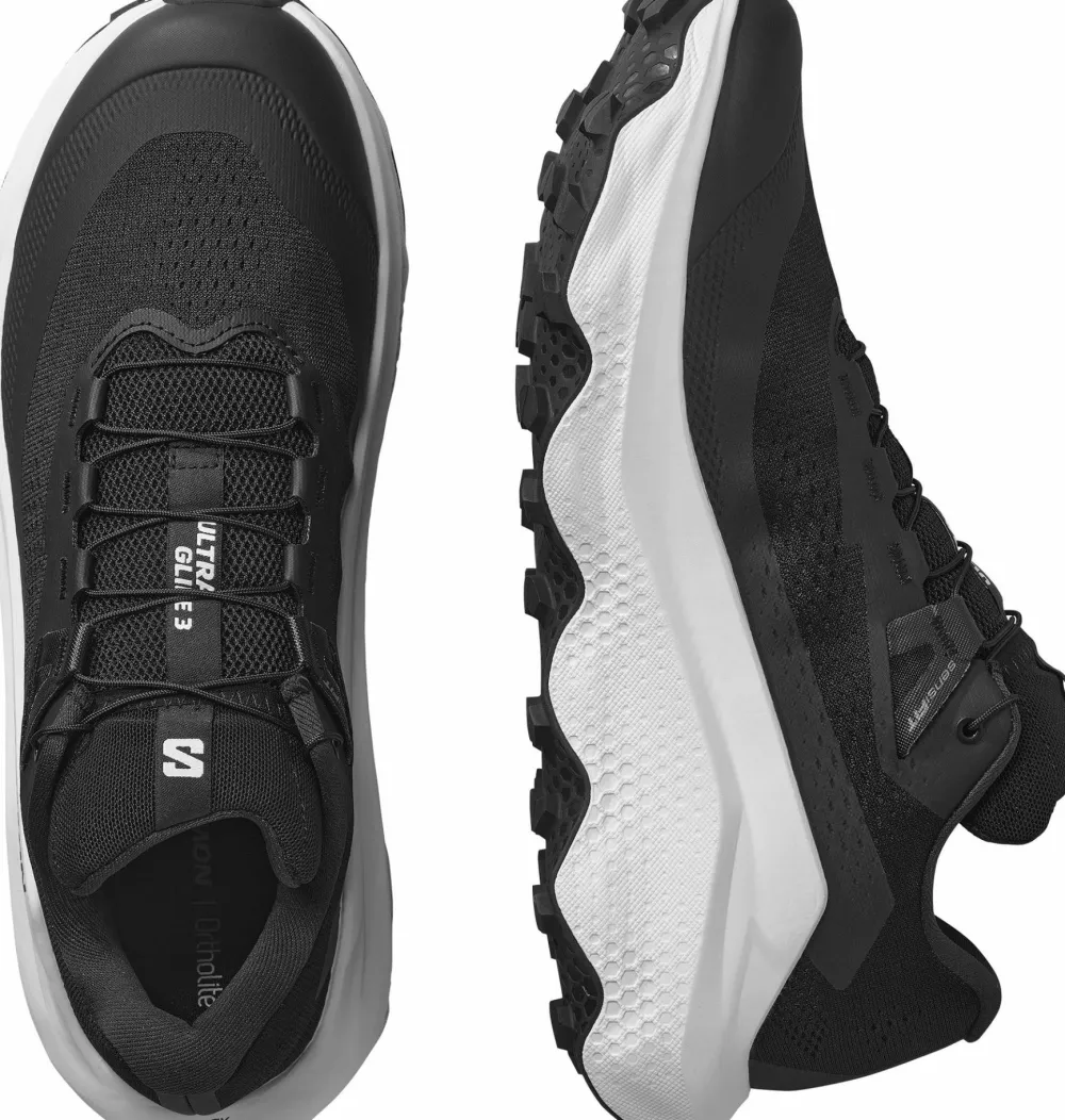 Discount Salomon Men's Ultra Glide 3 Black/White/Black