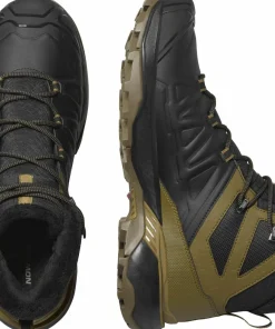 New Salomon Men's X Ultra Snowpilot Waterproof Black/Military Olive/Gothic Olive Black / Military Olive / Gothic Olive