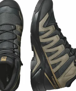 Online Salomon Men's X-Adventure Recon Mid GORE-TEX Asphalt/Falcon/Coyote Brown