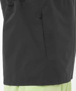 New Salomon Women's Bonatti Waterproof Jackets Deep Black Deep Black/