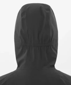 New Salomon Women's Bonatti Waterproof Jackets Deep Black Deep Black/