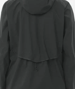 New Salomon Women's Bonatti Waterproof Jackets Deep Black Deep Black/