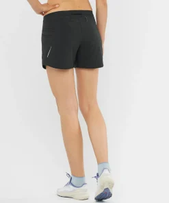 Outlet Salomon Women's Cross 5'' Shorts Deep Black DEEP BLACK/