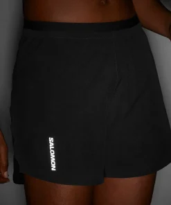 Outlet Salomon Women's Cross 5'' Shorts Deep Black DEEP BLACK/