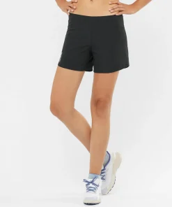 Outlet Salomon Women's Cross 5'' Shorts Deep Black DEEP BLACK/